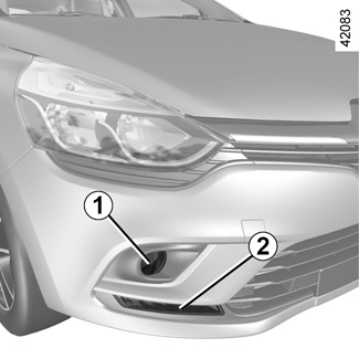 Voting collision Inspect E-GUIDE.RENAULT.COM / Clio-4-ph2 / Aveţi grijă de vehiculul dvs. (Unităţi  optice) / FARURI: înlocuirea becurilor